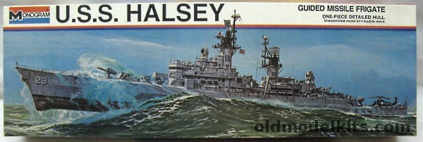 Monogram 1/415 USS Halsey Guided Missile Frigate, 6856 plastic model kit